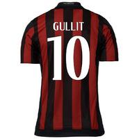 2015-16 AC Milan Home Shirt (Gullit 10) - Kids