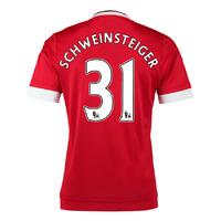 2015-16 Man United Home Shirt (Schweinsteiger 31) - Kids