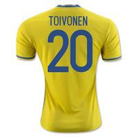 2016-2017 Sweden Home Adidas Shirt (Toivonen 20) - Kids