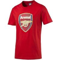 2016-2017 Arsenal Puma Big Crest Fan Tee (Red)