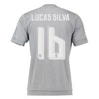 2015-16 Real Madrid Away Shirt (Lucas Silva 16) - Kids