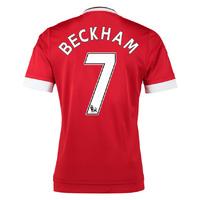 2015 16 man united home shirt beckham 7 kids