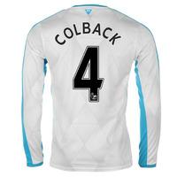 2015-16 Newcastle Away Long Sleeve Shirt (Colback 4)