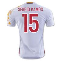 2016-2017 Spain Adidas Away Shirt (Sergio Ramos 15) - Kids