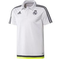 2015-2016 Real Madrid Adidas CL Polo Shirt (White)