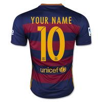 2015 16 barcelona home shirt your name kids