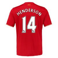 2015-16 Liverpool Home Shirt (Henderson 14) - Kids