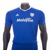 2016-2017 Cardiff City Adidas Home Football Shirt