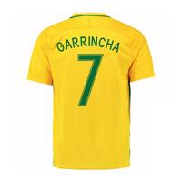 2016 17 brazil home shirt garrincha 7 kids