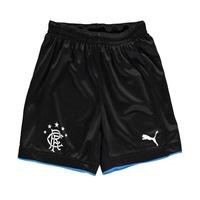 2016-2017 Rangers Home Goalkeeper Shorts (Black) - Kids