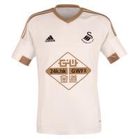 2015-2016 Swansea City Adidas Home Football Shirt