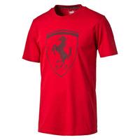 2017 ferrari puma big shield tee rosso corsa