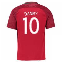 2016 17 portugal home shirt danny 10 kids