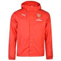 2016 2017 arsenal puma lightweight rain jacket red kids