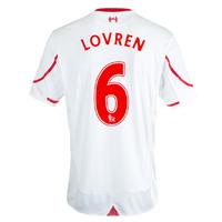 2015 16 liverpool away shirt lovren 6 kids