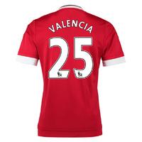 2015-16 Man United Home Shirt (Valencia 25) - Kids