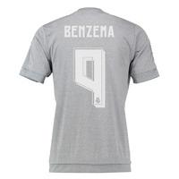 2015 16 real madrid away shirt benzema 9 kids