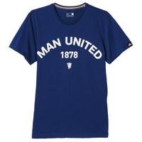 2015-2016 Man Utd Adidas Graphic Tee (Blue)