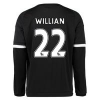 2015 16 chelsea 3rd shirt long sleeved willian 22