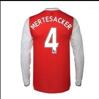 2016-17 Arsenal Long Sleeve Home Shirt (Mertesacker 4)