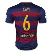 2015 16 barcelona home shirt xavi 6 kids