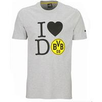 2015-2016 Borussia Dortmund Puma Graphic Tee (Grey) - Kids