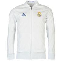 2016-2017 Real Madrid Adidas Anthem Jacket (White)