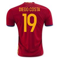 2016-2017 Spain Home Shirt (Diego Costa 19)