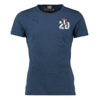 2015 2016 italy puma figc azzuri tee dark denim