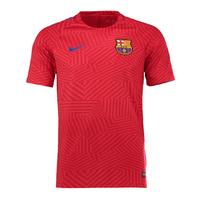 2016-2017 Barcelona Nike Pre-Match Dry Training Shirt (Red)