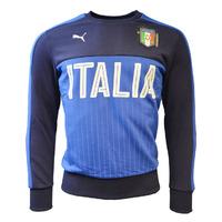 2016-2017 Italy Puma Fanwear Crewneck Sweater (Navy)