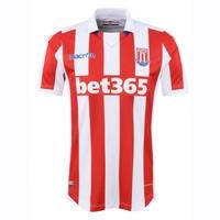 2016-2017 Stoke City Macron Home Football Shirt