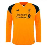 2016-2017 Liverpool Away Long Sleeve Goalkeeper Shirt (Orange)