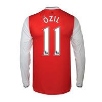 2016-17 Arsenal Long Sleeve Home Shirt (Ozil 11)