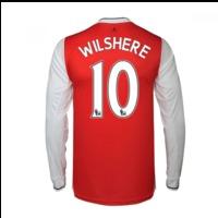 2016-17 Arsenal Long Sleeve Home Shirt (Wilshere 10)