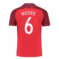 2016-17 England Away Shirt (Moore 6)