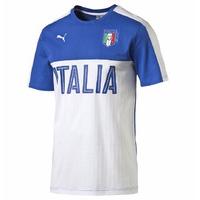 2016-2017 Italy Puma Fanwear Graphic Tee (White-Blue)