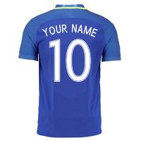 2016-17 Brazil Away Shirt (Your Name)