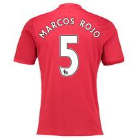 2016 17 manchester united home shirt marcos rojo 5