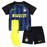 2016-2017 Inter Milan Home Nike Little Boys Mini Kit