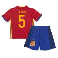 2016-2017 Spain Home Mini Kit (Sergio 5)