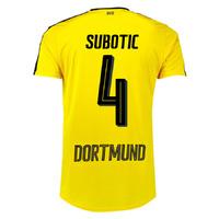 2016 17 borussia dortmund home shirt subotic 4