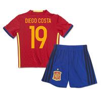 2016-2017 Spain Home Mini Kit (Diego Costa 19)