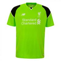 2016-2017 Liverpool Home Short Sleeve Goalkeeper Shirt (Kids)