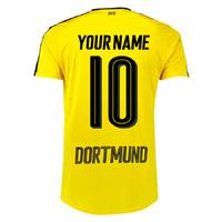 2016-17 Borussia Dortmund Home Shirt (Your Name 10) - Kids