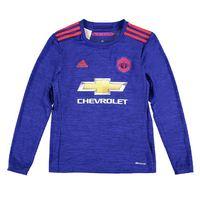 2016 2017 man utd adidas away long sleeve shirt kids