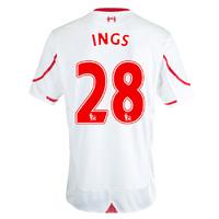 2015-16 Liverpool Away Shirt (Ings 28) - Kids