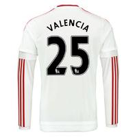 2015 2016 man utd long sleeve away shirt valencia 25