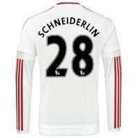 2015 2016 man utd long sleeve away shirt schneiderlin 28