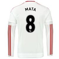 2015 2016 man utd long sleeve away shirt mata 8